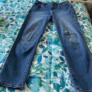 Chicos stretch blue jeans size 1